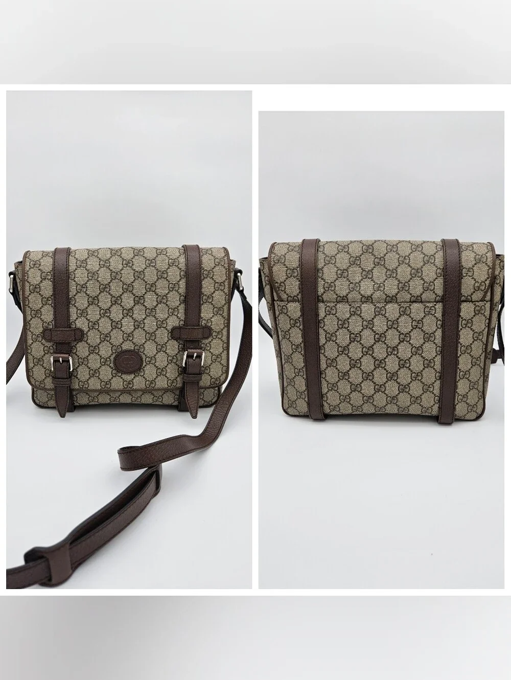 Authentic Gucci GG Supreme Shoulder Bag #4402M
